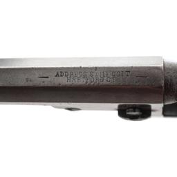 Colt Model 1849 Pocket Revolver Inscribed To Andrew Morse Jr - 3rd Mass & 1st LA Cav. Wounded Twice
