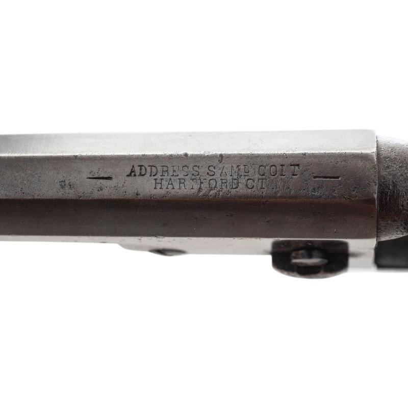 Colt Model 1849 Pocket Revolver Inscribed To Andrew Morse Jr - 3rd Mass & 1st LA Cav. Wounded Twice