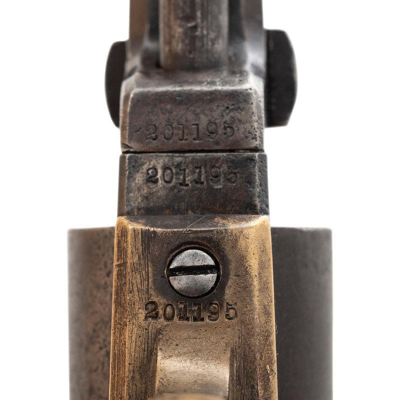 Colt Model 1849 Pocket Revolver Inscribed To Andrew Morse Jr - 3rd Mass & 1st LA Cav. Wounded Twice