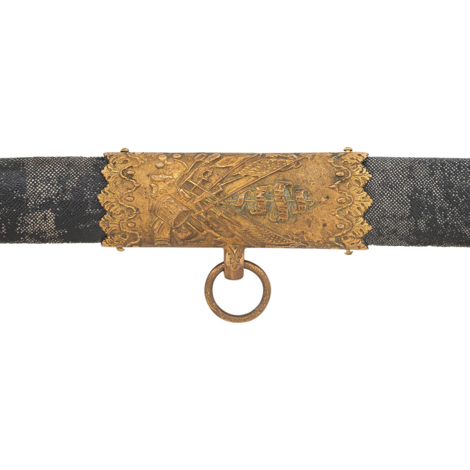 G.W. Simons & Bro. Retailed Collins Model 1850 Foot Officer's Sword of Capt. Joseph Vaughan