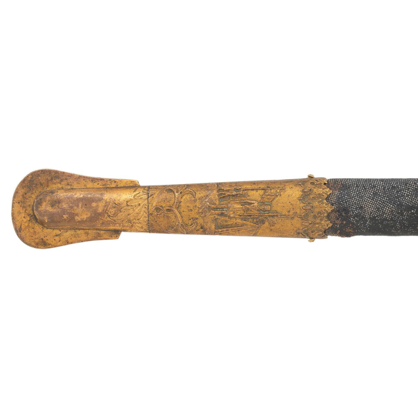 G.W. Simons & Bro. Retailed Collins Model 1850 Foot Officer's Sword of Capt. Joseph Vaughan