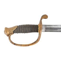 G.W. Simons & Bro. Retailed Collins Model 1850 Foot Officer's Sword of Capt. Joseph Vaughan