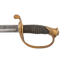 G.W. Simons & Bro. Retailed Collins Model 1850 Foot Officer's Sword of Capt. Joseph Vaughan