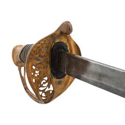 G.W. Simons & Bro. Retailed Collins Model 1850 Foot Officer's Sword of Capt. Joseph Vaughan