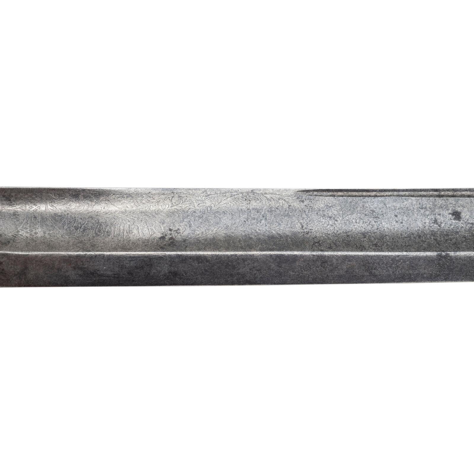 G.W. Simons & Bro. Retailed Collins Model 1850 Foot Officer's Sword of Capt. Joseph Vaughan