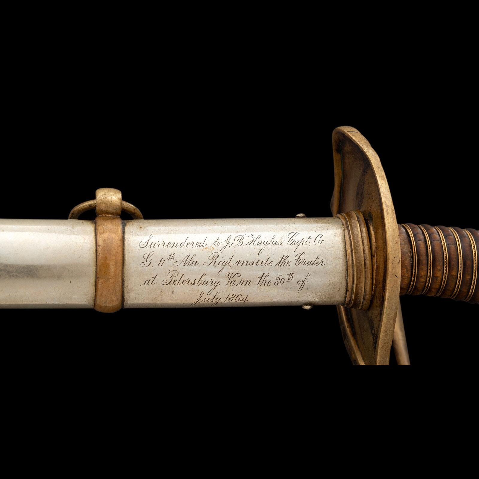 Cent Guard Style Presentation Sword of Capt. A.T. Farwell, KIA, Sword Captured by Capt. J.B. Hughes