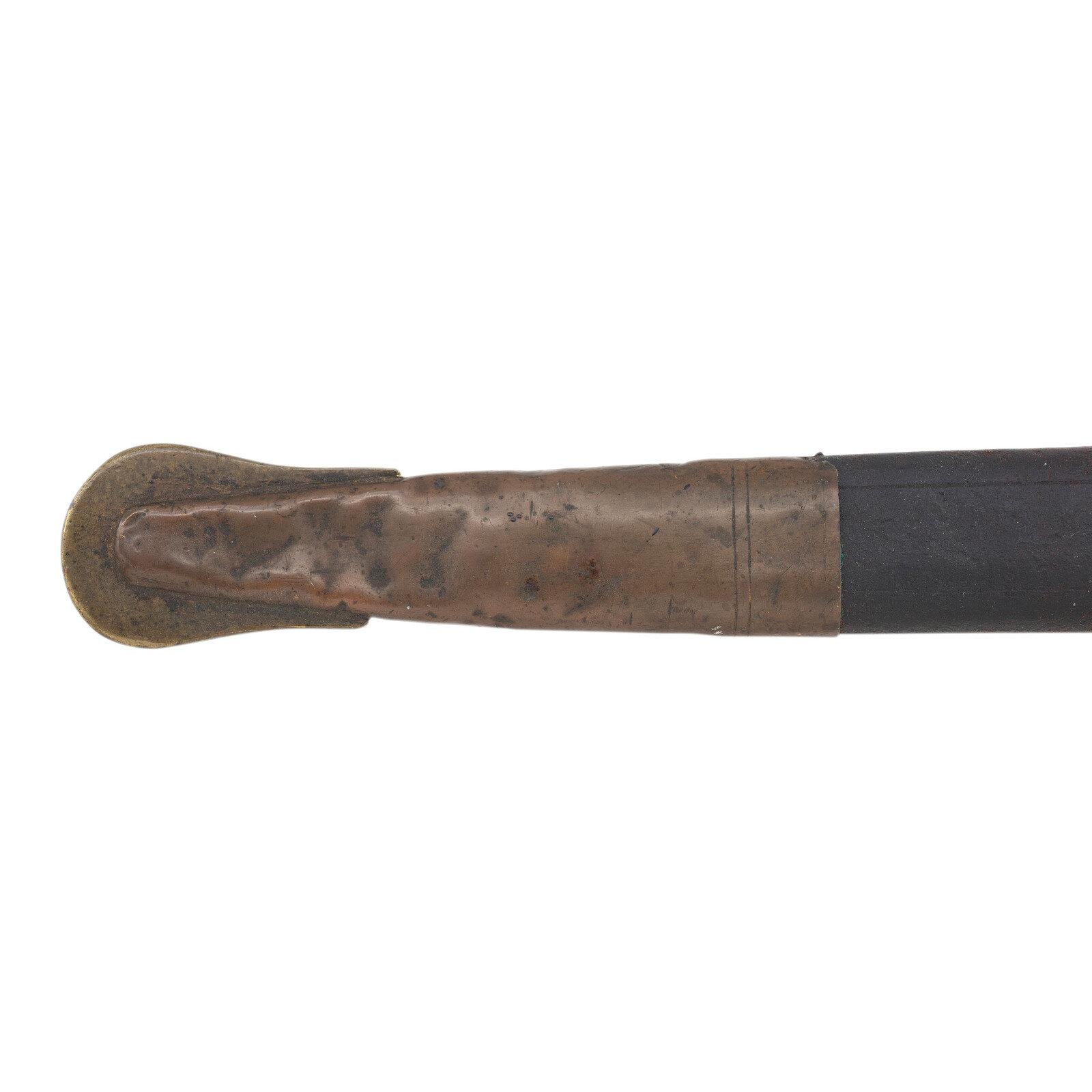 Import Foot Officers Sword with Scabbard to Capt.  S.E. Thomason - Captured and Descended in Texas