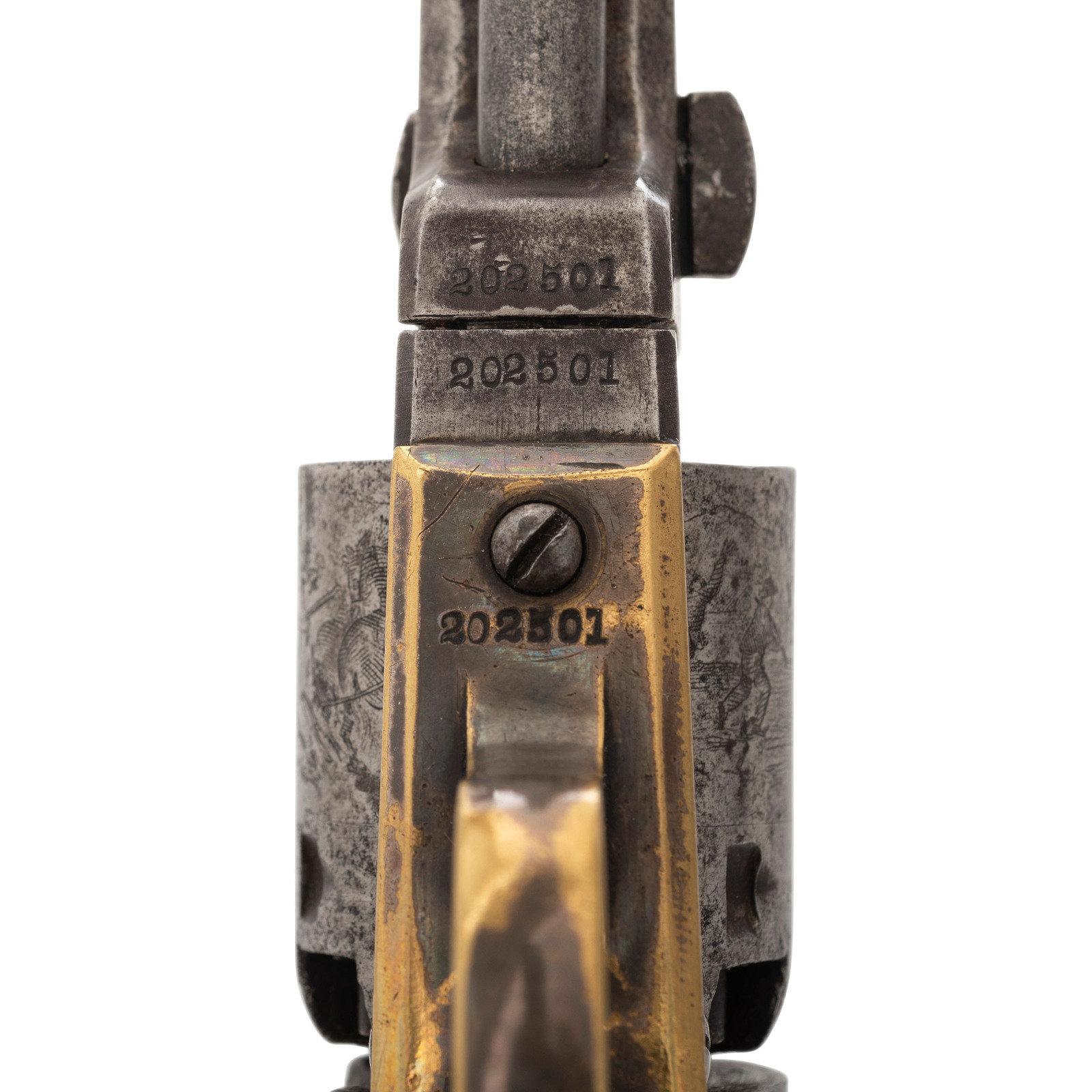 Colt M1849 Pocket Revolver to Captain N.P. Fuller 17th Mass Infantry and 2nd Mass Heavy Artillery
