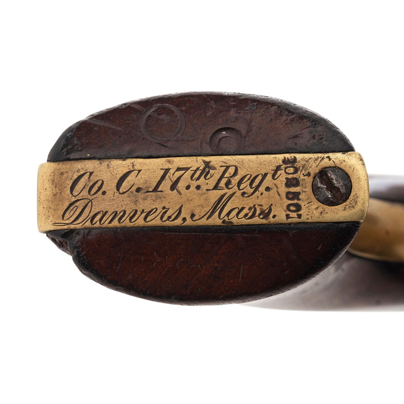 Colt M1849 Pocket Revolver to Captain N.P. Fuller 17th Mass Infantry and 2nd Mass Heavy Artillery