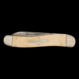 Massive Coquanoc Works Three-Bladed Folding Knife Possibly for the 1876 Centennial in Philadelphia