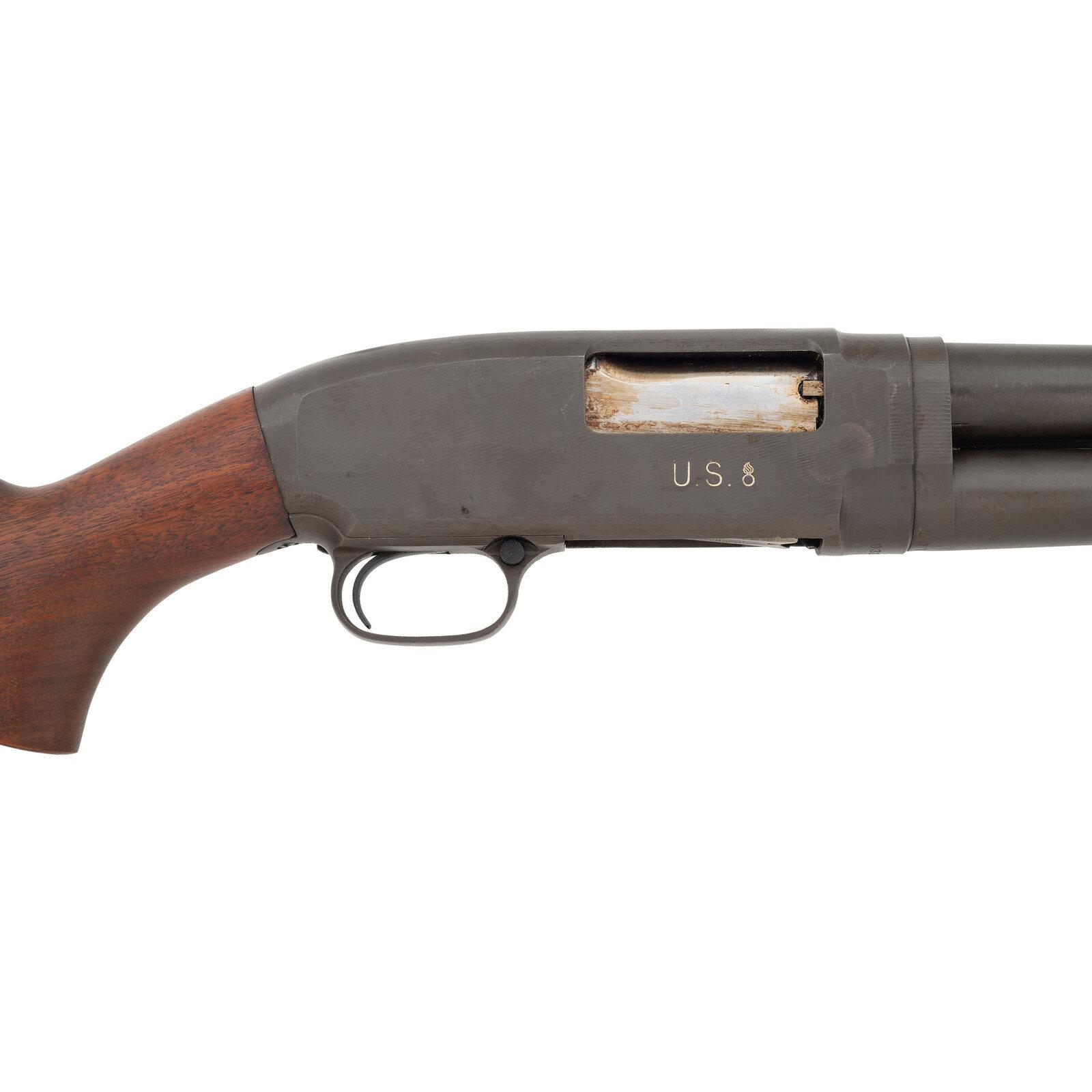 **WWII Factory Parkerized Winchester Model 12 Trench Gun
