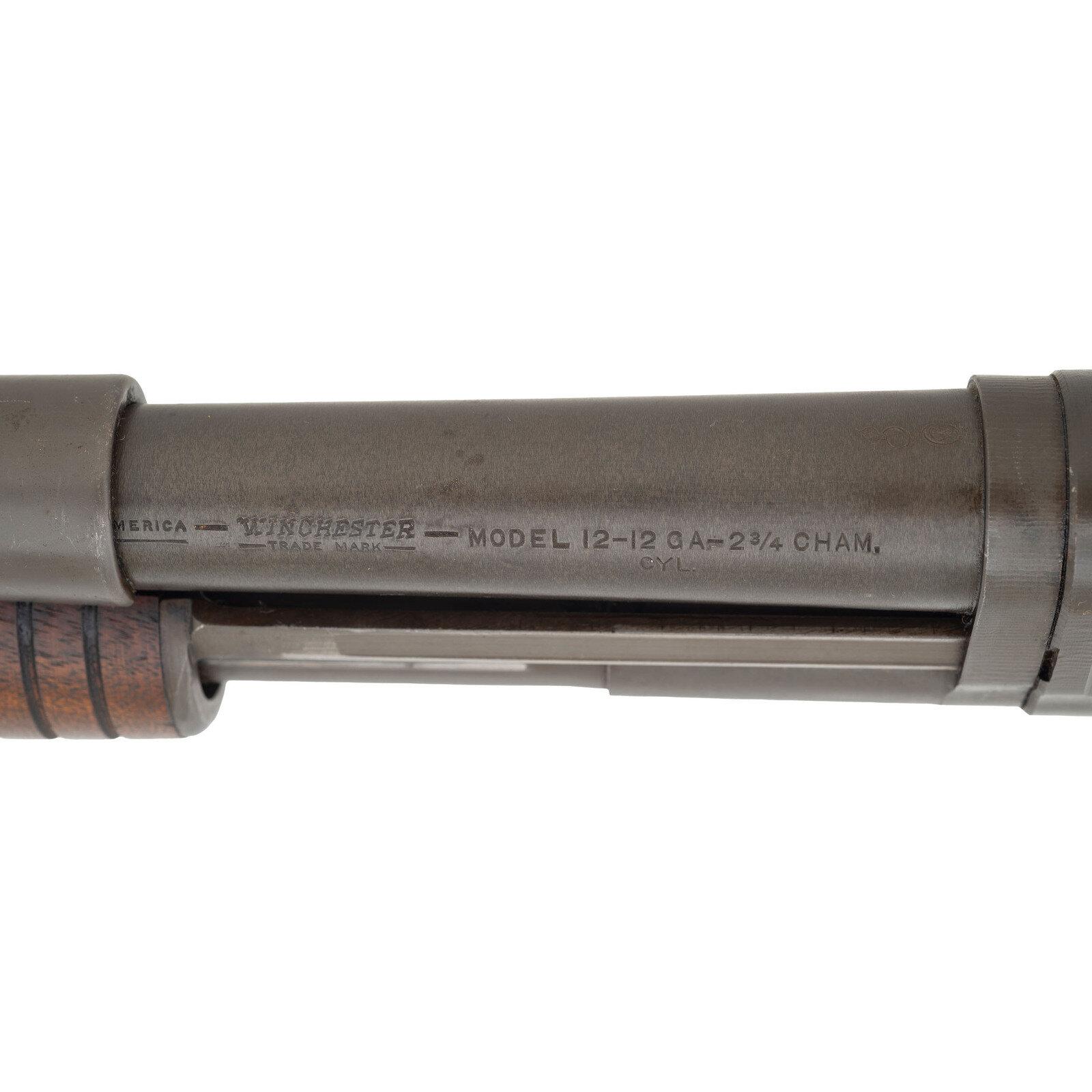**WWII Factory Parkerized Winchester Model 12 Trench Gun