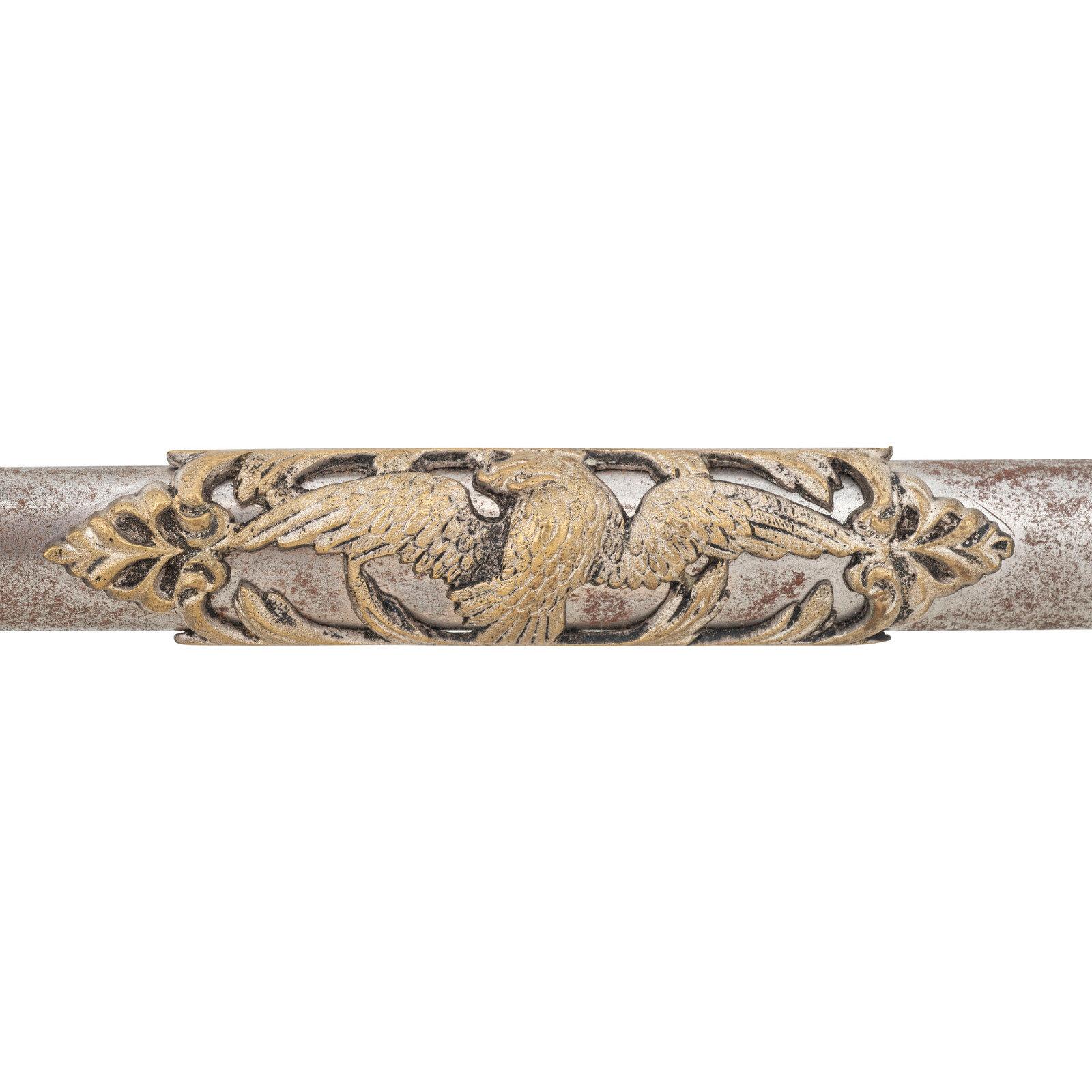 Improved Order of Red Men Fraternal Sword Named to Elisha Pease (Three Time Texas Governor)