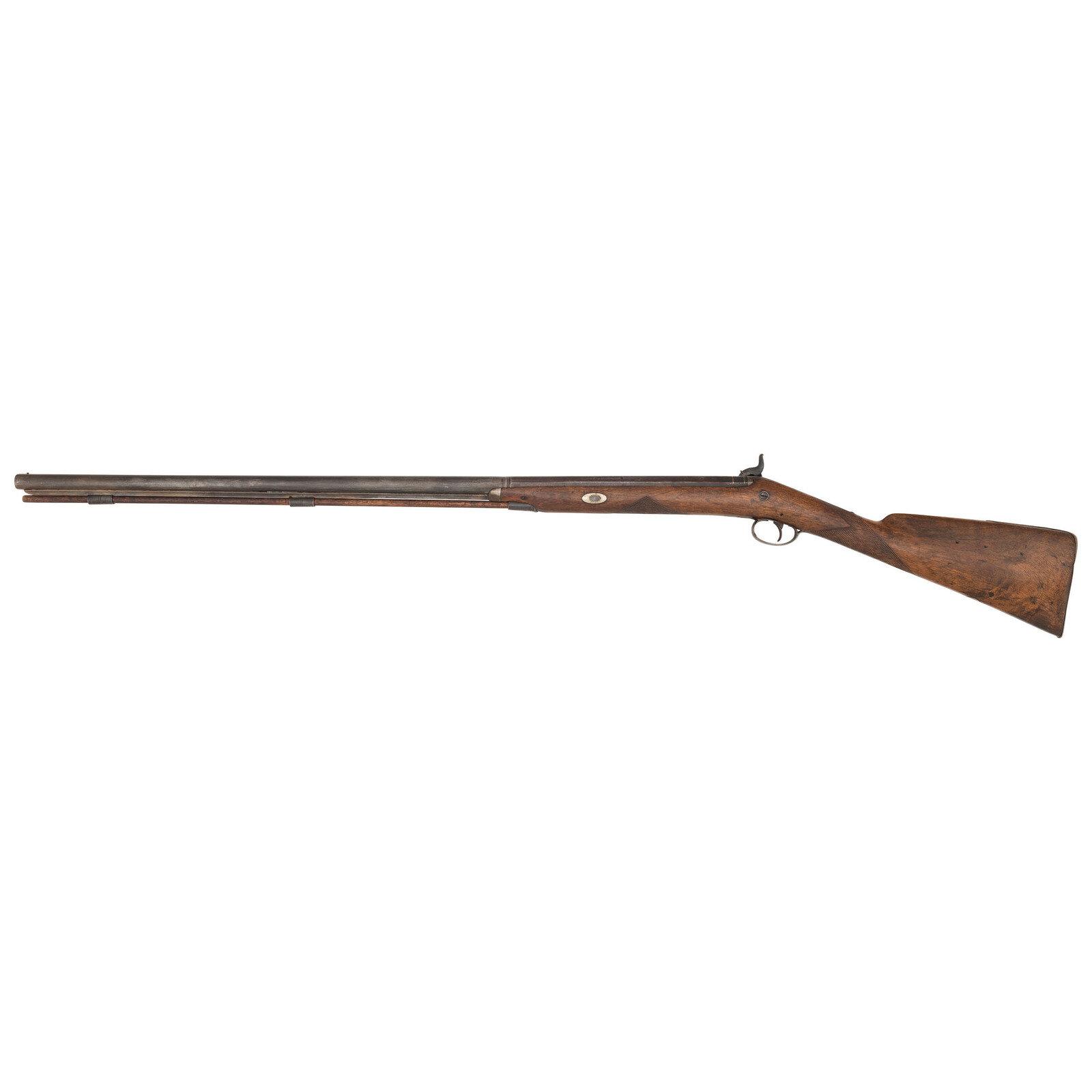 Half Stock Percussion Fowler by Manton & Co.
