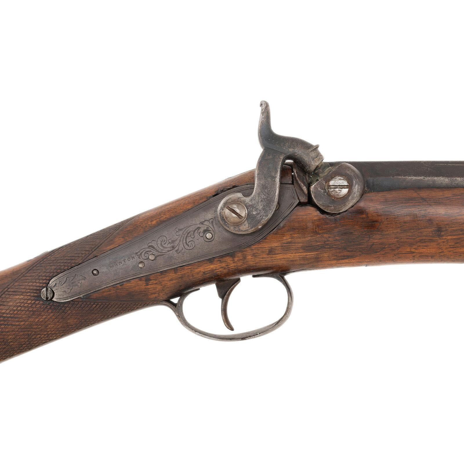 Half Stock Percussion Fowler by Manton & Co.