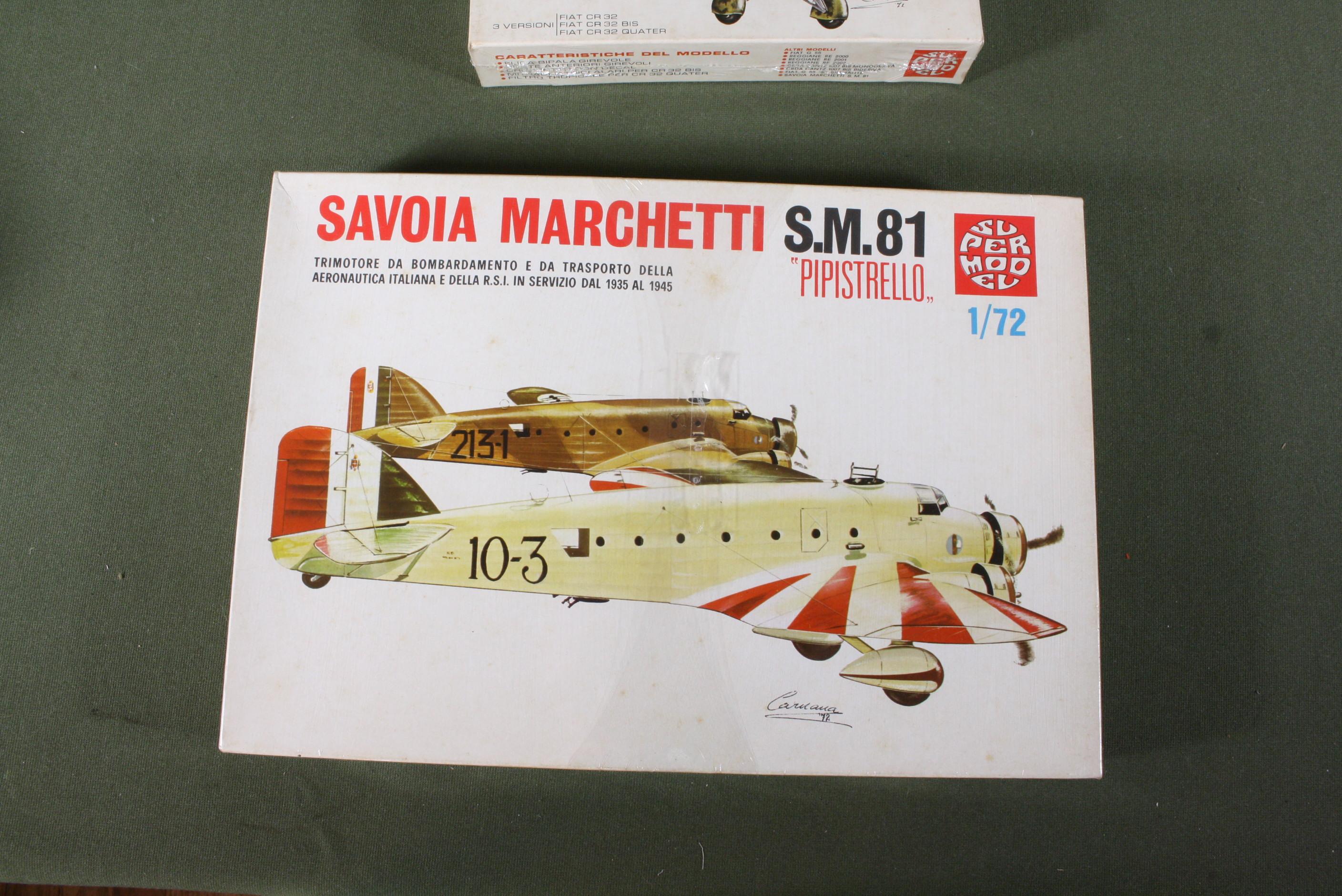 Vintage SuperModel Scale Model Kits (3)