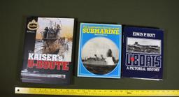 WWII Submarine Books - Uboats, etc.