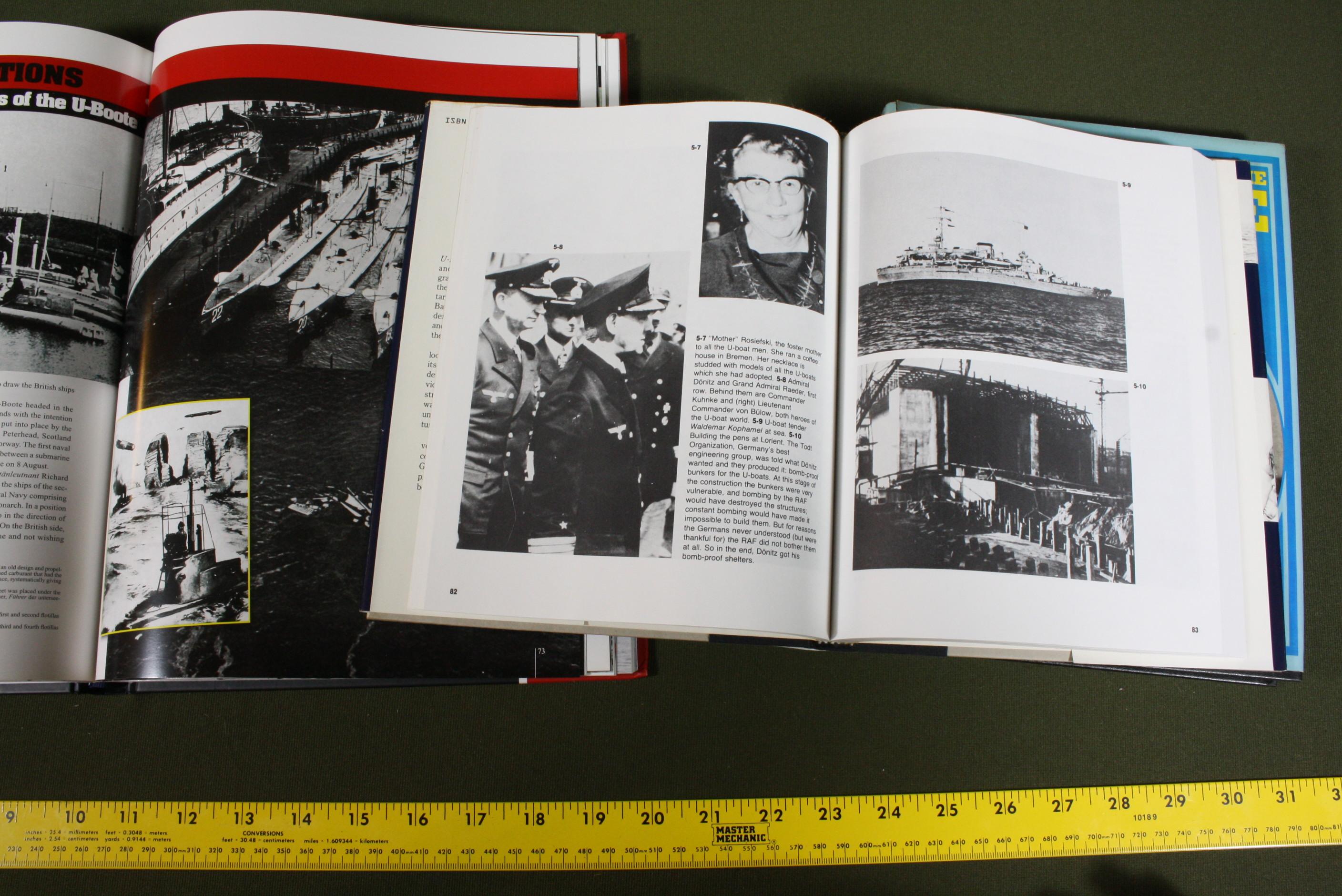 WWII Submarine Books - Uboats, etc.