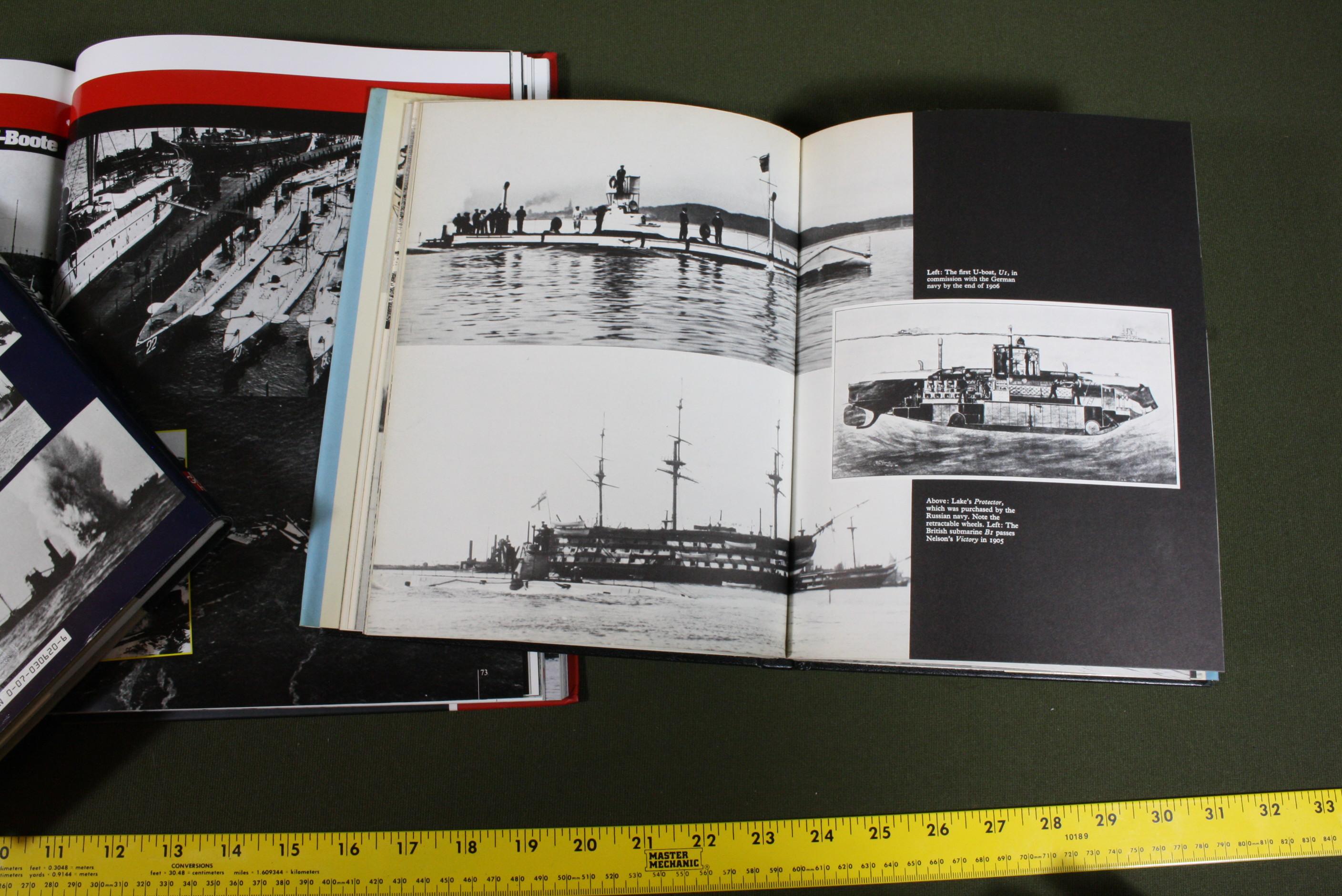 WWII Submarine Books - Uboats, etc.