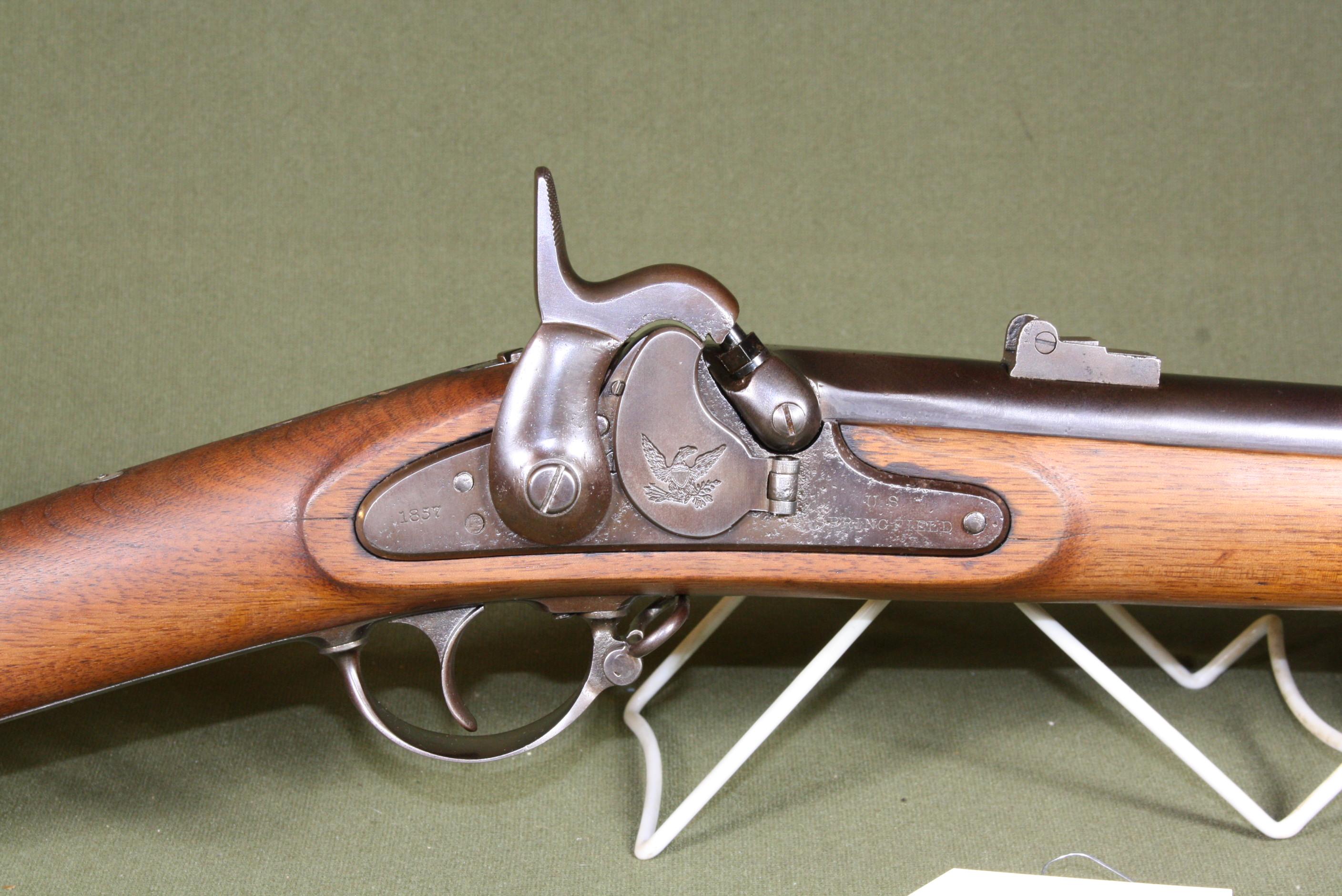 US Springfield M1855 Percussion, dated 1857