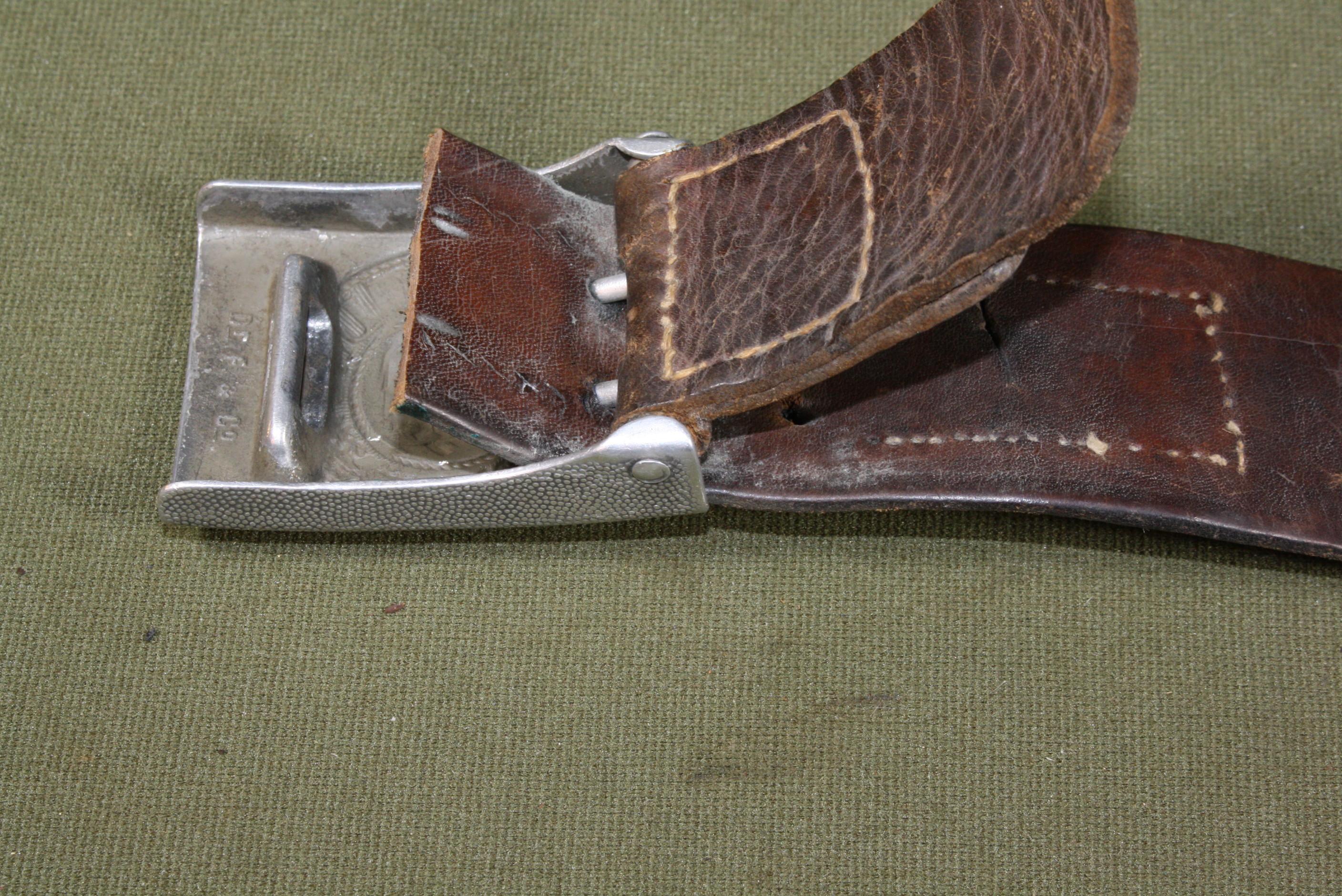 WWII German Belt Buckle with Belt