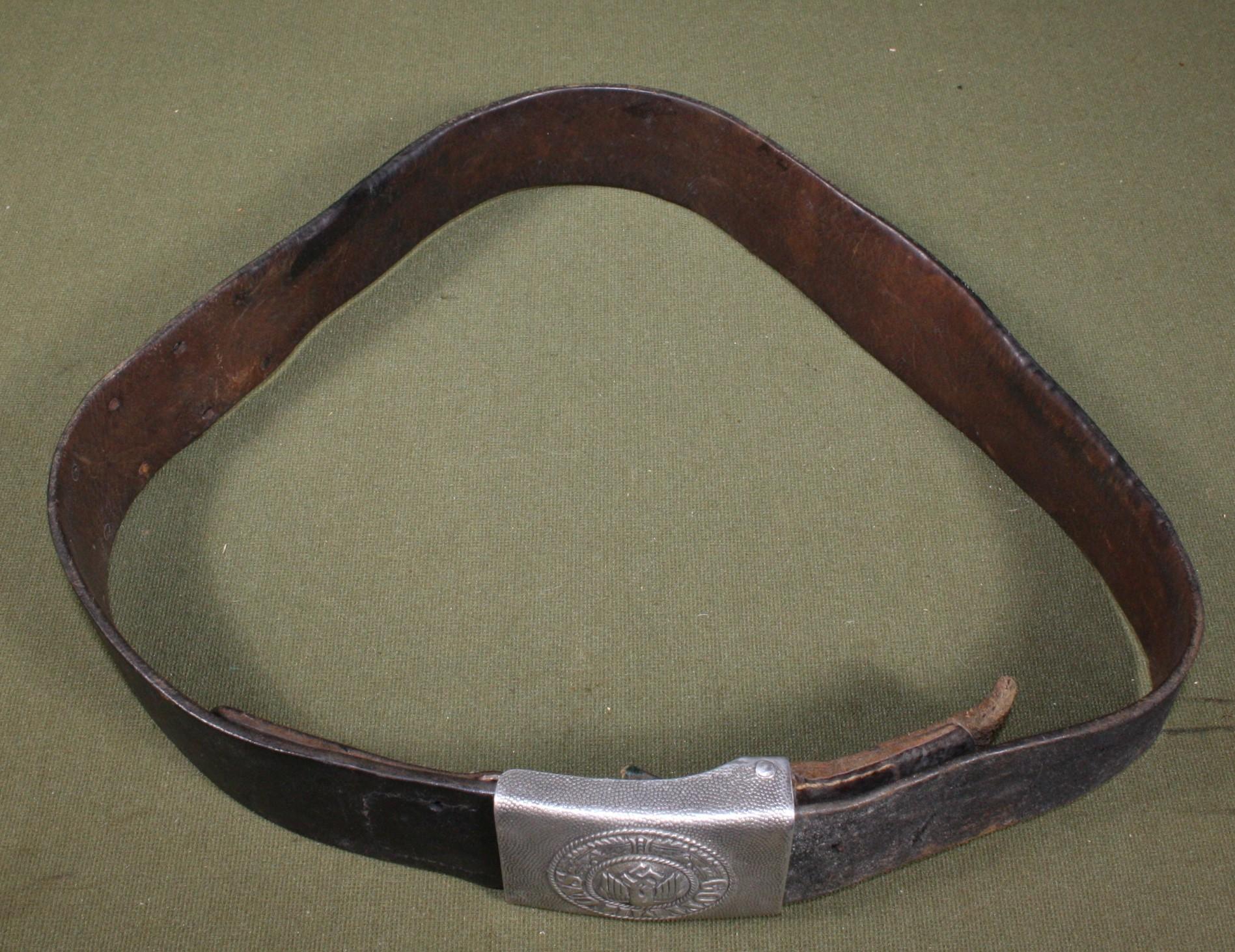 WWII German Belt Buckle with Belt