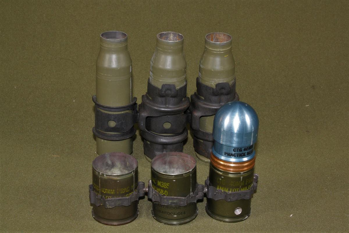 CTG 40mm Inert Practice Round M385E4 plus casings