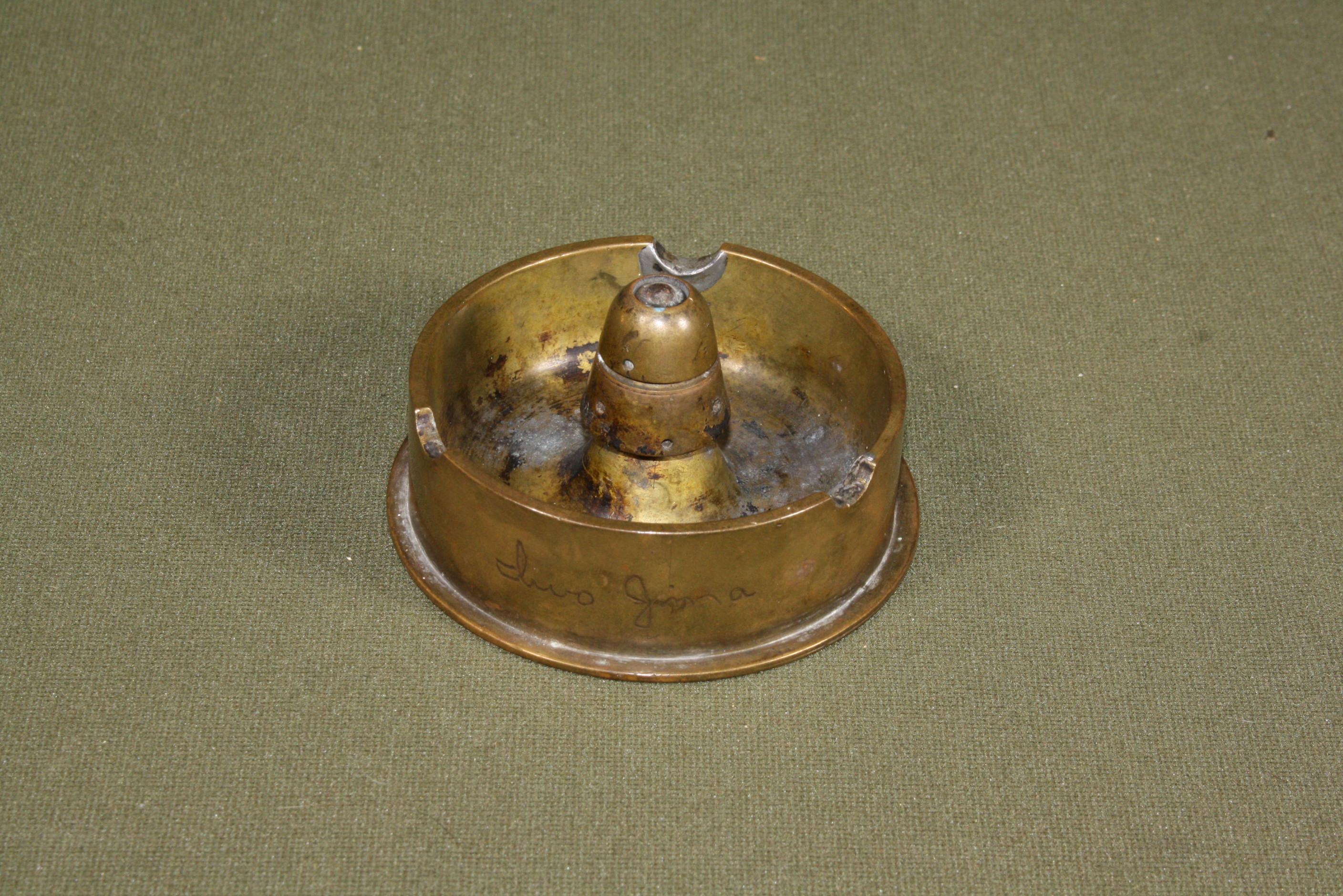 WWII Trench Art - "Iowa Jima"