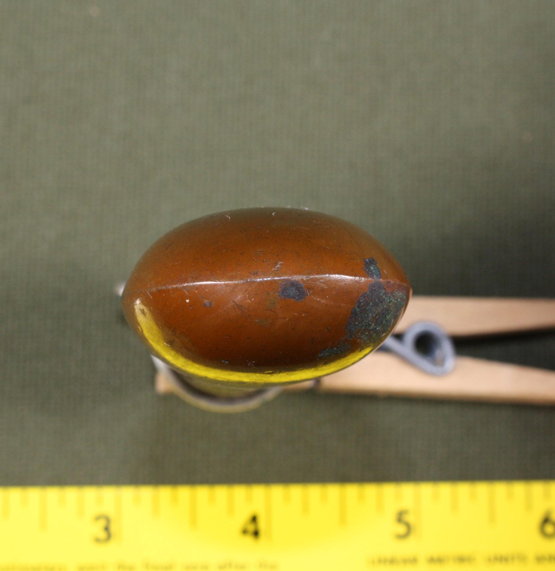 English Bag Shaped Powder Flask