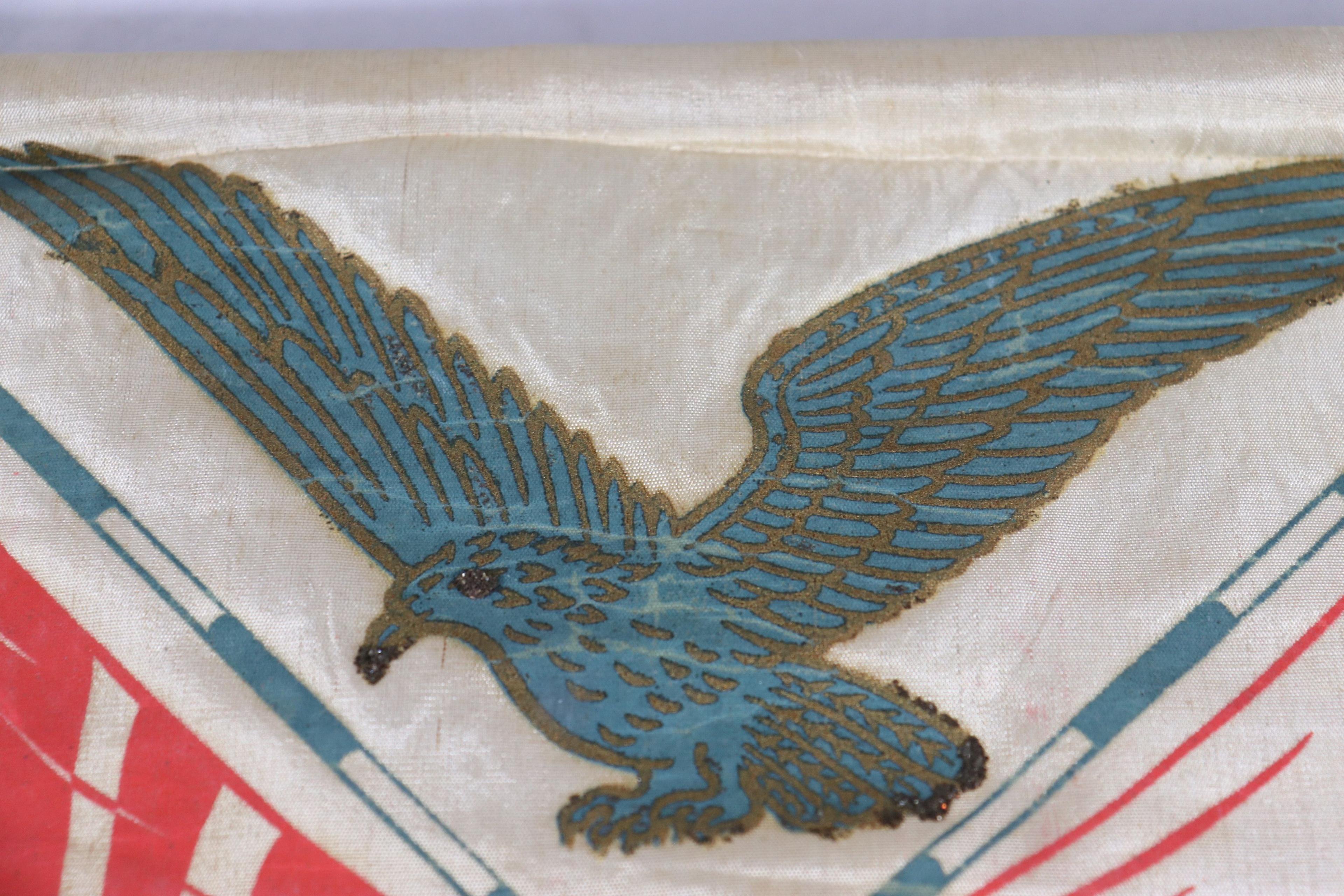 Rare! WWII Japanese "Off to War" Banner