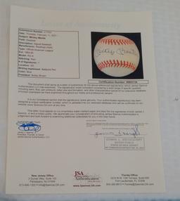 Mickey Mantle Autographed Signed ROMLB Baseball JSA LOA Yankees HOF Rawlings Bobby Brown OAL