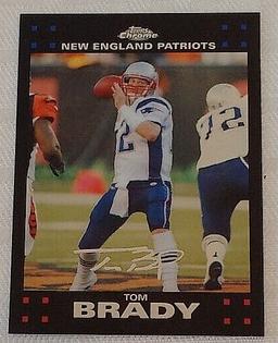 15 Different Tom Brady Topps Chrome NFL Football Card Lot 2003 2004 2005 2006 2008 Insert NRMT