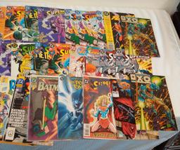 Misc Comic Book Lot Mostly 1990s DC Comics Spawn Superman Batman Star Wars Super Girl Nice Grades