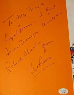 Art Rooney Sr Great Teams Years Signed Autographed Book JSA Pittsburgh Steelers NFL 1972 Owner