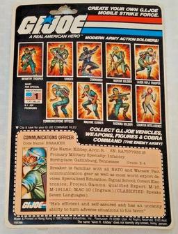 Original Vintage 1982 Hasbro GI Joe ARAH MOC 9 Back Mega Rare High Grade Breaker Officer First Year