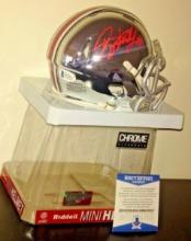 Dwayne Haskins Autographed Signed Ohio St Special Chrome Mini Helmet BAS COA Beckett Buckeyes NFL