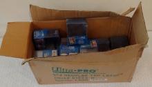 625 Sealed Brand New Ultra Pro Toploader Plastic Storage Box Lot