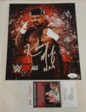Kama Autographed Signed 8x10 Photo WWE JSA WWF Wrestling NOD Godfather Shango