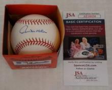 Paul Molitor Autographed Signed ROMLB Baseball HOF Clean White Jays Brewers MLB JSA COA