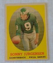 Key Vintage 1958 Topps NFL Football Rookie Card #90 Sonny Jurgensen Eagles HOF
