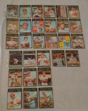 Vintage 1971 Topps MLB Baseball Complete Team Set Phillies 29 Cards Rookies