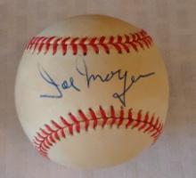 Joe M Morgan Autographed Signed ROMLB Baseball Gene Budig OAL Ball Phillies MLB