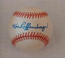 Ken Raffensberger Autographed Single Signed ROMLB Baseball Bill White ONL Ball PSA COA Phillies