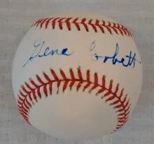 Gene Corbett Autographed Signed ROMLB Baseball Phillies MLB Ball