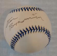Stan Benjamin Autographed Signed ROMLB Budig DiMaggio Logo Phillies MLB Ball Western Maryland Grad