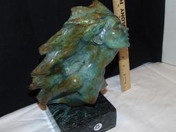 Fabulous Frederick Hart Limited Edition " Firebird " Bronze Sculpture