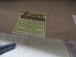 Bassett Love Seat W/ 2 Matching Pillows   LOCAL PICK UP ONLY
