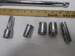 Kobalt Long Reach Ratchet Wrench With A Few Accessories