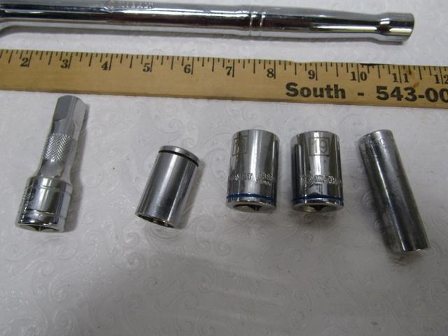 Kobalt Long Reach Ratchet Wrench With A Few Accessories