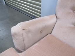 Vtg 1975 Upholstered Swivel Rocker By Best Chairs  LOCAL PICK UP ONLY